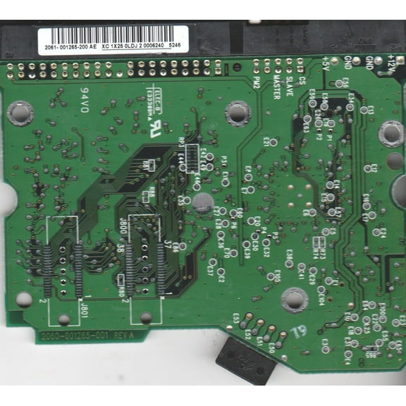 WD1600JB-22GVA0, 2061-001265-200 AE, WD IDE 3.5 PCB