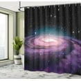 thumbnail image 5 of Ambesonne Galaxy Shower Curtain, Galaxy in Outer Space, 69"Wx84"L, Mauve Black, 5 of 5
