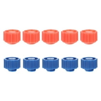 NIAIZEK 100Pcs Dispensing Needle Cap Plastic Orange Tip Caps for Professionals and Storage