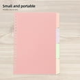 thumbnail image 2 of SHISUYAN 4pcs Pink Binder Dividers With Tabs Multi Subject Folder Poly Pocket Folders Notebook With Folder Pockets Pastel Folders With Pockets Functional Organizer For School Office, 2 of 8