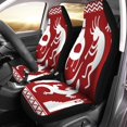 thumbnail image 2 of ABPHQTO Juego de 2 fundas para asientos de coche Líneas Protector universal de asientos delanteros para coche, sedán SUV, camión, 2 of 4