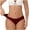 Wine, variant on ShomPort Low Rise Briefs for Womens Invisible Solid Color Smoothing Breathable Workout Everyday Panties