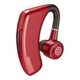 thumbnail image 2 of Open Ear Headphones, 35 Hours Playtime True Wireless Open Ear Earbuds with Ear Hooks, Air Conduction Headphones, Bluetooth 5.3,Clear Calls, IPX6 Waterproof Wireless Earphones - Red, 2 of 6