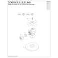 thumbnail image 3 of Kingston Brass CC43103XK 1/2" FIP x 3/8" O.D. Comp Quarter-Turn Angle Shut-Off Valve with Flange, Antique Brass, 3 of 4