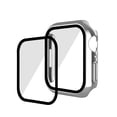 thumbnail image 1 of 2 PCS for Apple Watch 45mm Series 7 Case with Built-in Tempered Glass Screen Protector, Thin Guard Bumper Full Coverage Hard Cover, 1 of 5