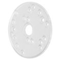 thumbnail image 3 of Base Router Universal Base Plate Acrylic with Centering Pin Screws for Trim Routers Woodworking Auxiliary Tool, 3 of 7