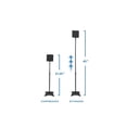 thumbnail image 4 of Mount-it! Mobile TV Cart, Wheeled Caster TV Stand Height Adjustable (MI-876), 4 of 6