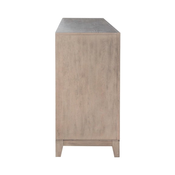 Liberty Furniture Brentwood 80 Inch TV Console for Living Room - Sandstone Oak