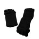 thumbnail image 4 of Soidarity 1 par de calcetines transpirables de algodón para pedicura, amigables con la piel, lavables, todo incluido, calcetines de alineación Cuidado de los pies Negro, 4 of 5