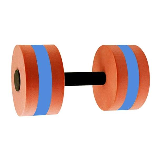 Aquatic Dumbbell Aquatic Exercise Dumbbells Water Dumbells Swimming Barbell Orange