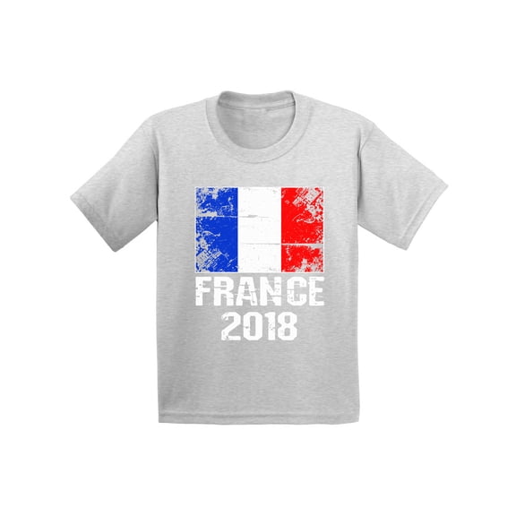 Awkward Styles France 2018 Youth Shirt French Flag Gift France Soccer Kids Shirt