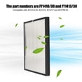 thumbnail image 3 of FY1410/FY1413 Filter, HEPA Filter and Activated Carbon Filter 1 Set, Compatible with Air Purifier for AC1214/10 AC1215 AC1217 AC2729/10 FY1410/30 FY1413/30, 3 of 9