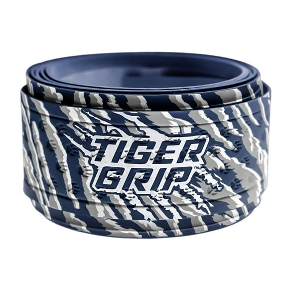 Tiger Grip Bat Wrap/Bat Tape for Baseball and Softball - 0.5mm - Empire (Navy,Gray, White)