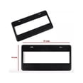 thumbnail image 4 of Juego De Porta Placas Tipo Europeo Negro Liso Universal 2 Piezas, 4 of 5