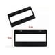 thumbnail image 4 of Juego De Porta Placas Tipo Europeo Negro Liso Universal 2 Piezas, 4 of 5