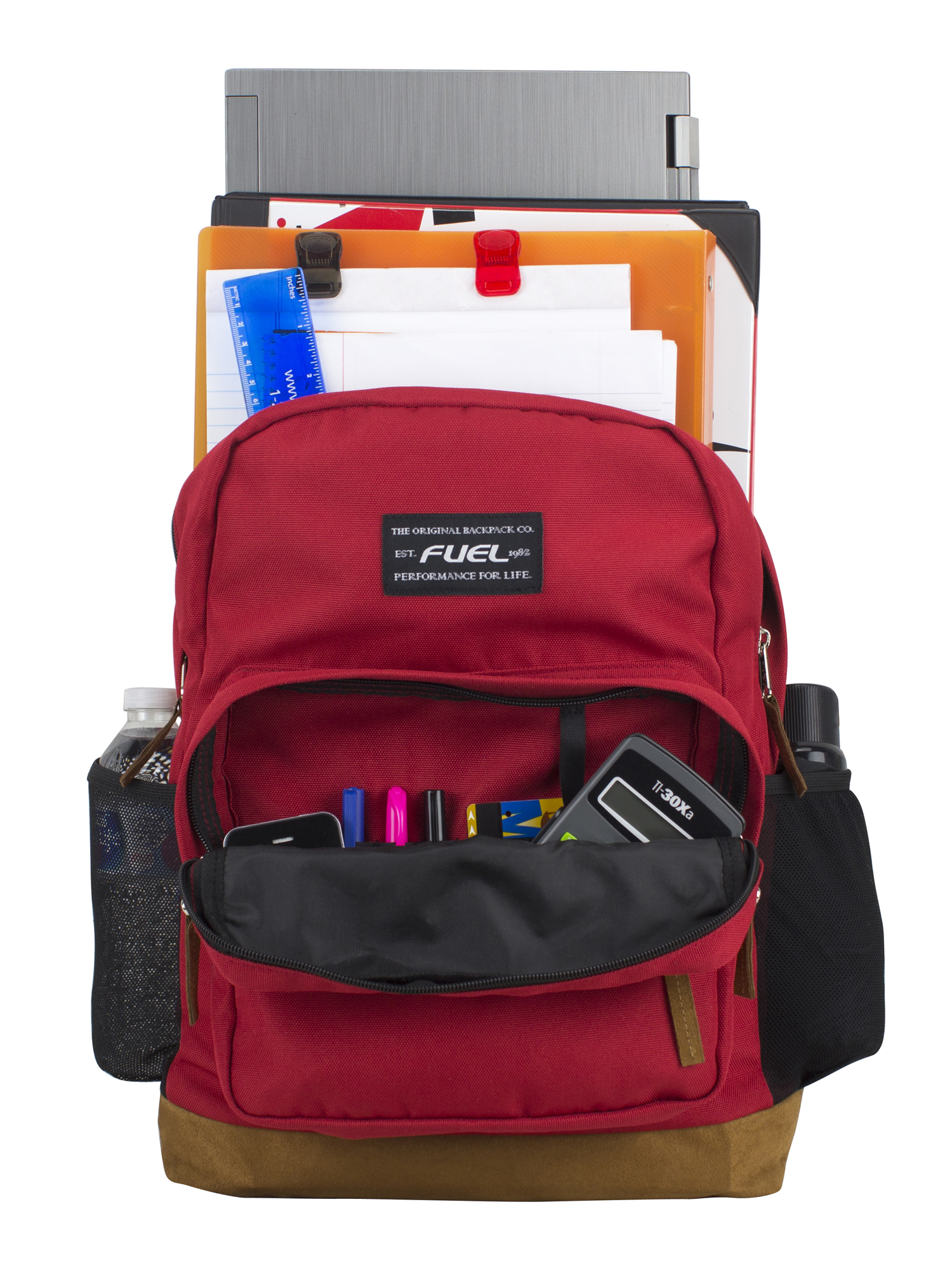 Fuel Unisex Legacy Superior Pro Classic Backpack, Red