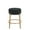 Black+Gold, variant on GDF Studio Granular Upholstered Bar Stools with High Resilience Foam, Beige Black, Set of 2