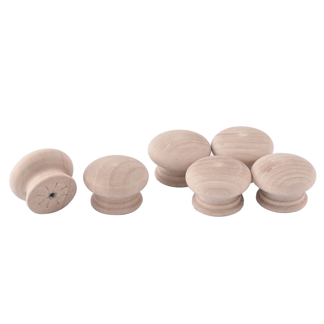 Unique Bargains 45mm Dia Round Cabinet Drawer Cupboard Closet Door Handle Wooden Pull Knob