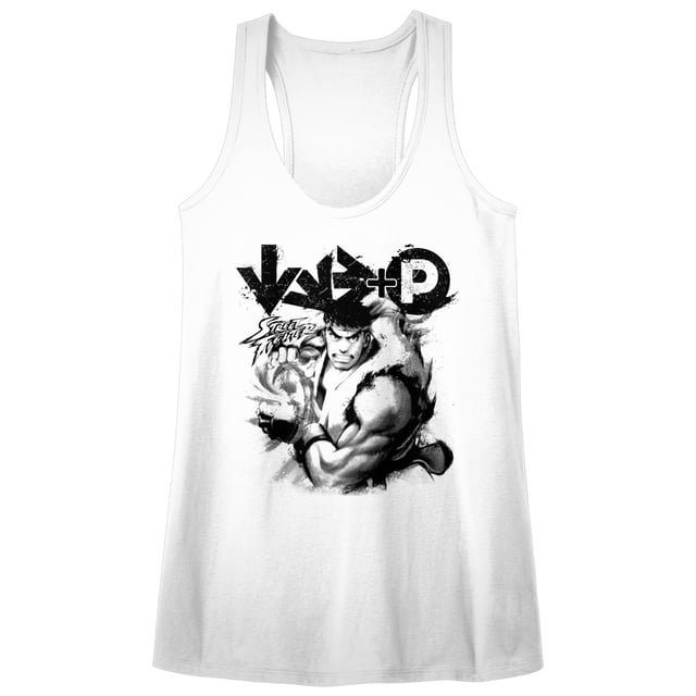 Street Fighter Video Martial Arts Arcade Game Hadouken Womens Tank Top Tee