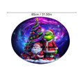 thumbnail image 2 of Christmas Decorations Clearance!! Christmas Imitation Cashmere Door Mat, Christmas Eve Bathroom Non Slip Mat, 2 of 7