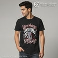 thumbnail image 2 of Men's The Nightmare Before Christmas Jack Skellington Santa Graphic Tee Black Medium, 2 of 10
