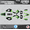Green, variant on Kalair GFX Graphics Kit for Honda CRF250X ENDURO (2004-2007) Lightning Series