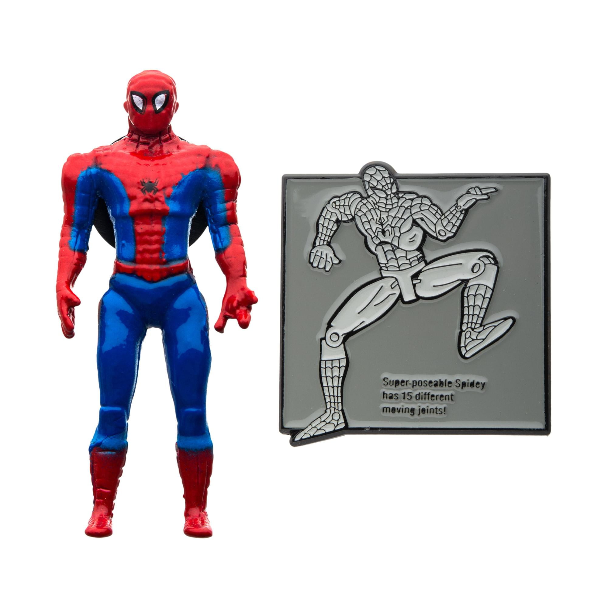 retro spider man figure