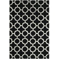 thumbnail image 2 of SAFAVIEH Cambridge Leonard Geometric Wool Area Rug, Black/Ivory, 4' x 6', 2 of 7