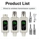 thumbnail image 5 of Convertidor de Micrófono Inalámbrico 2.4G, Transmisor UHF, Adaptador Receptor XLR para Micrófono Dinámico con Cable, 48 V, A, 5 of 5