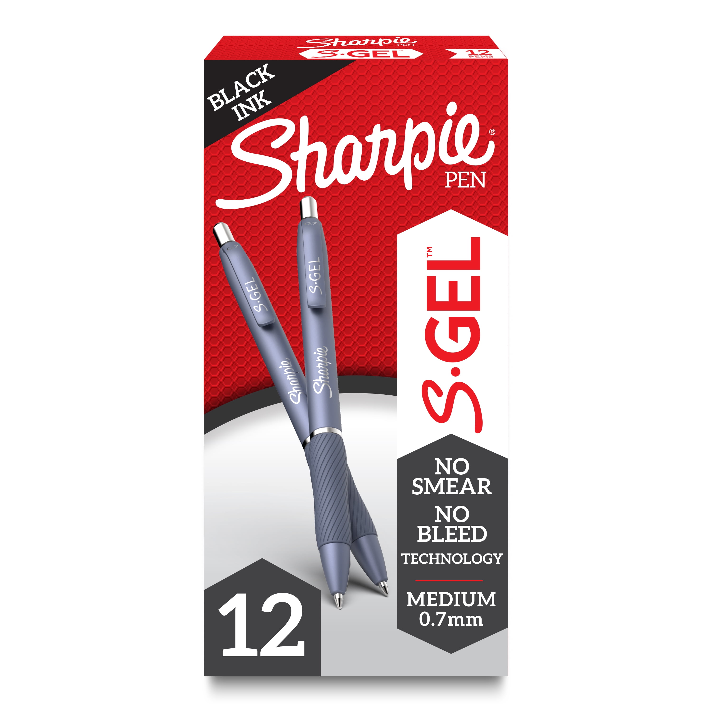 Sharpie S-Gel Gel Pens, Black, 12 Count Nigeria Ubuy