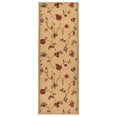 thumbnail image 1 of Custom Size Runner Rug Floral Beige Design Customize Beige Rug Runner 36 Inches Width By Choice Of Your Length, 1 of 7