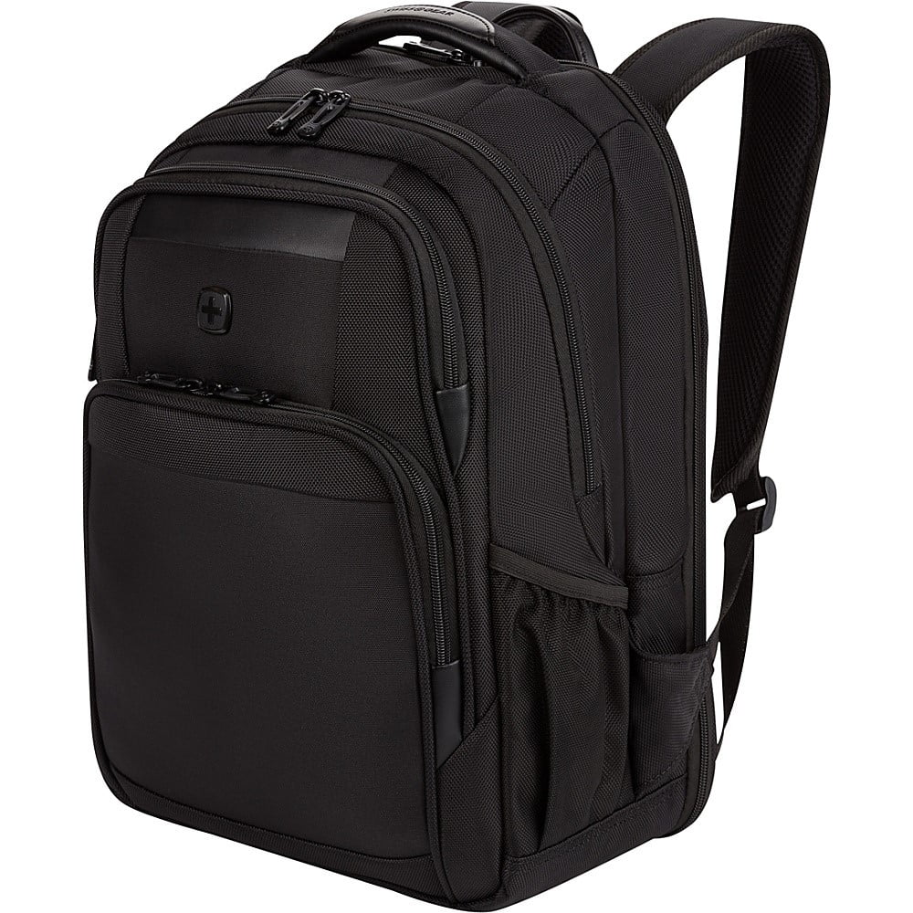 Wenger 6392202407 ScanSmart Sleek Pro Laptop Backpack - Black - Up to 16"