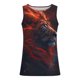 thumbnail image 5 of Mens Camisetas Algodón Impreso sin Mangas Chaleco Tanque, Cuello Redondo Casual para Al Aire Libre, Diario Y Primavera Verano Desgaste, 5 of 7
