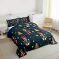 thumbnail image 3 of Castle Fairy Merry Christmas 3 Pieces Queen Comforter Set,Cartoon Nutcracker Ultra Soft Bedding Sets,Festival Theme Bedding Comforter Set,Breathable Xmas Home Decor,Reversible, 3 of 8
