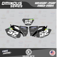 thumbnail image 3 of Kalair GFX Graphics Kit for Yamaha WR450F (2003-2004) Ominous Series, 3 of 5