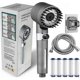 thumbnail image 1 of Ion Drops Filtered Showerhead with Hose - Handheld Shower Head for Enhanced Water Ionization, 1 of 5