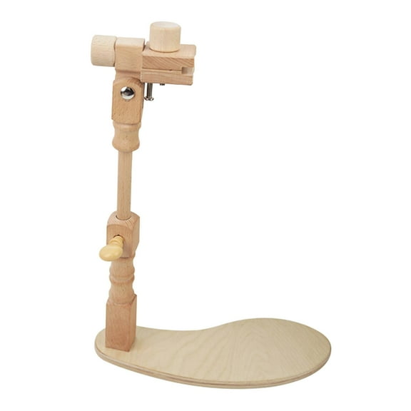 Adjustable Wood -stitch Rack Embroidery Lap Stand Hoop Home Tabletop Stand for Round/Rectangle for Needleworking