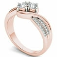 thumbnail image 2 of 1/5 Carat T.W. Diamond 14kt Rose Gold Wedding Band, 2 of 4