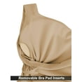 thumbnail image 5 of Deago Tennis Dress for Women Athletic Dress with Built-in Bra Womens Workout Golf Exercise Dresses (Khaki, L), 5 of 7
