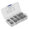 thumbnail image 1 of LAFGUR Small Wooden Nails Wood Screw 800Pcs Self-Tapping Screws With Box, Screws Pan Head Self-Tapping Screws Kit, Eight Common Lengths Multifunctional Mini Screw Set, For Furniture For Home, 1 of 8