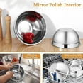 thumbnail image 6 of Mixing Bowls with Visible Airtight Lids, 3Pcs Stainless Steel Large Metal Nesting Kitchen Bowls Set, 4.6 & 3 & 1.5QT Size Ideal for Mixing, Baking, Serving, Dishwasher & Freezer Safe, Khaki, 6 of 7