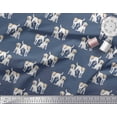 thumbnail image 2 of Soimoi Poly Georgette Fabric Labrador Dog Print Sewing Fabric Yard 52 Inch Wide, 2 of 3