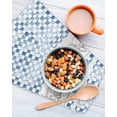thumbnail image 3 of Blue Plaid Farmhouse Kitchen Dish Towels for Drying Dishes Set of 4, Watercolor Cute Country Pigs Checkered Waffle Weave Microfiber Hand Tea Bathroom Towels Quick Dry & Absorbent Towel 12x12, 3 of 7