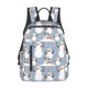 thumbnail image 1 of Balery Happy Snowmen Snowfall Mochila ligera para hombre y mujer: duradera e impermeable, ideal para la escuela, el trabajo, viajes y uso diario., 1 of 7