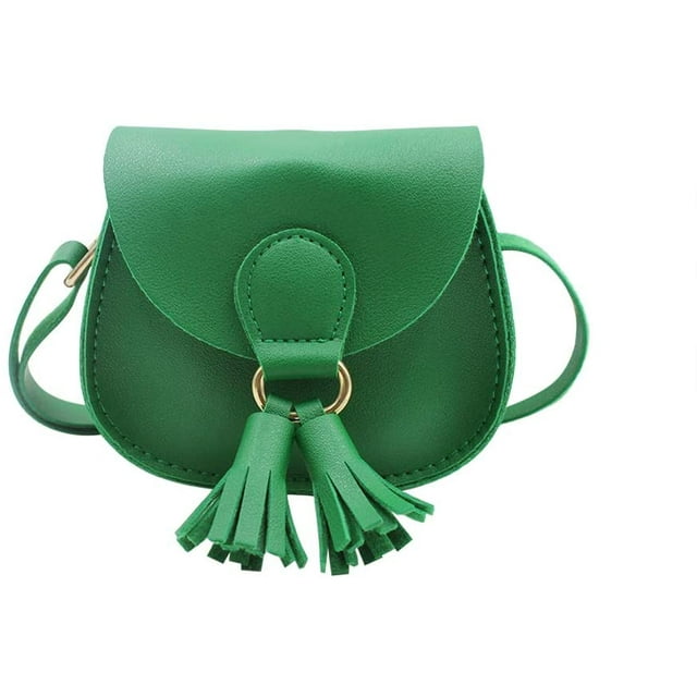 Sac à Bandoulière Mini pour Filles Enfants avec Pompon