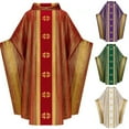 thumbnail image 5 of Vestido estilo túnica retro con cuello y mangas de murciélago de color contrastante para hombre y mujer de Oriente Medio, ropa para actuaciones escénicas, 5 of 5