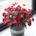 thumbnail image 1 of Artificial Flower Realistic Looking Fine Texture Faux Silk Flower Simulation Flower Bouquet Centerpiece Decor Party Prop, 1 of 7
