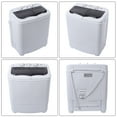 YOFE Compact Mini Portable Washer/Spiner, Twin Tub for Camping