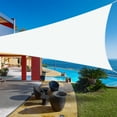thumbnail image 2 of Jane Stone Sun Shade Sail Canopy 4'X4'X4'Customized Triangle Shade Cloth Canopy Tent for Outdoor UV Protection，White, 2 of 6