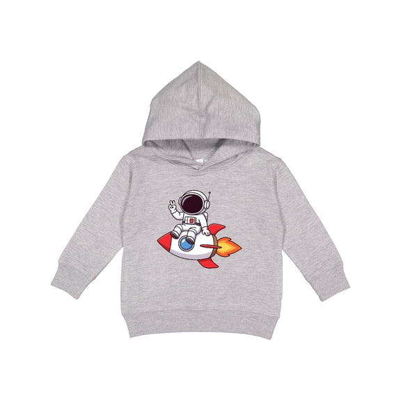 Inktastic Rocket Ship Astronaut Toddler Hoodie